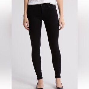 AG The Farrah High Waist Skinny Jeans in Opulent Black Size 23 NWT